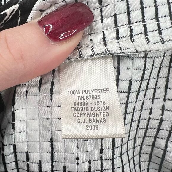 CJ Banks | Black/White Blazer/Top - Picture 5 of 5